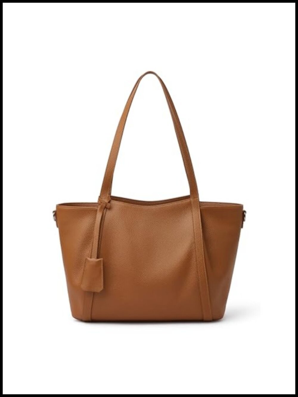 Genuine Leather Tote Bag Large Top Handle Shoulder Purse
